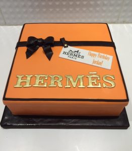 Hermes Custom Cake